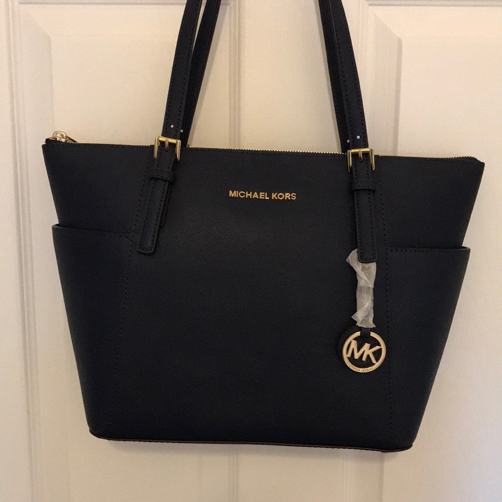 Authentic Michael Kors navy purse